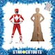 image 2 of Red Power Ranger Lifesize Cardboard Cutout 180cm