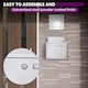image 4 of FURNISHED Outdoor Wall Mounted Post Box Galvanized Steel | White | White