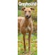 image 1 of Greyhound Slim 2026 Calendar | Slimline Wall Calendar | Dog Breed Gift | Plastic Free Packaging | by Avonside Publishing [Calendar] Avonside Publishing Ltd