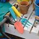 image 3 of National Trust Childrens Trowel and Fork Set by Burgon & Ball