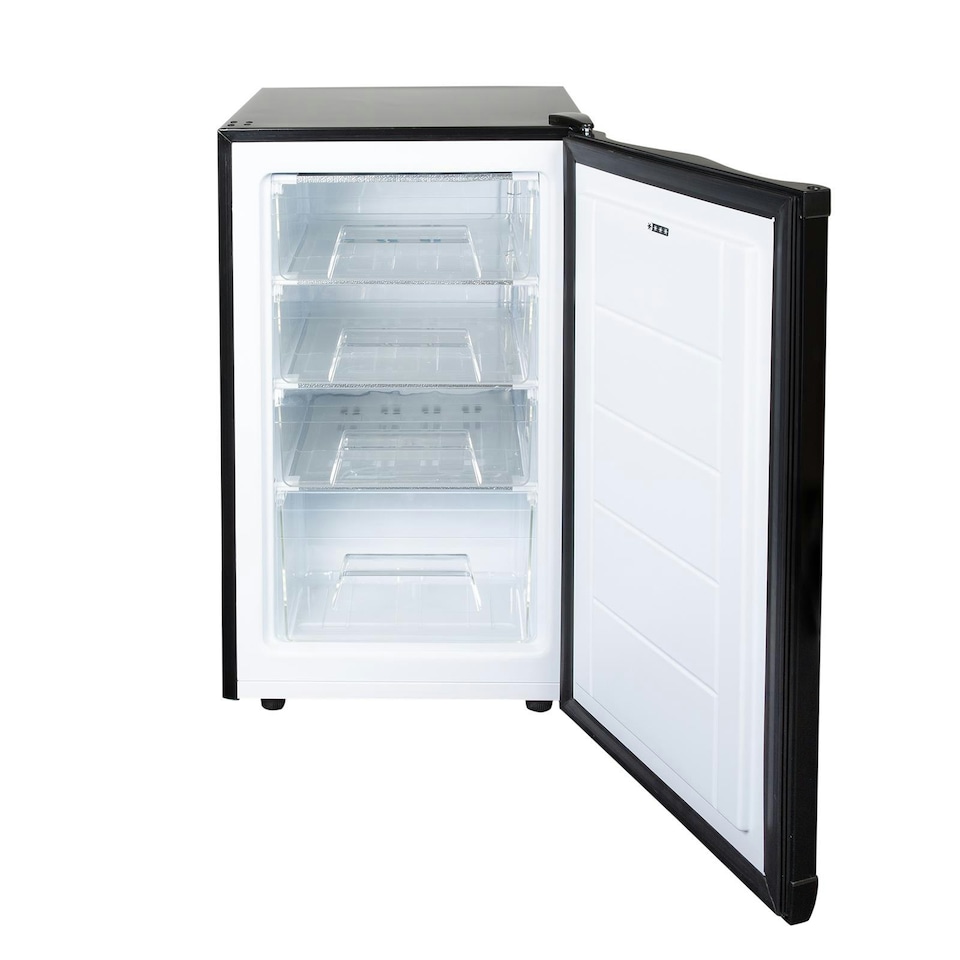 image 1 of SIA UCF50BL/E 50cm Black Freestanding Under Counter Freezer 80L Black