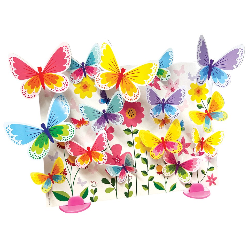 image 1 of Kidzmaker - Glow 3D Butterfly Canvas