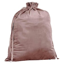 Bagbase Plain Velvet Gift Bag - Rose Quartz - 24cm x 17cm