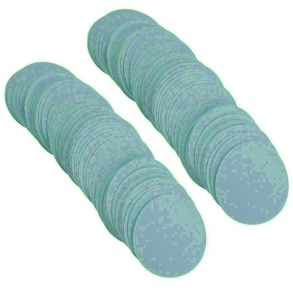 image 1 of 75mm Ceramic Abrasive Sanding Polishing Discs Hook And Loop 320 grit 200pc
