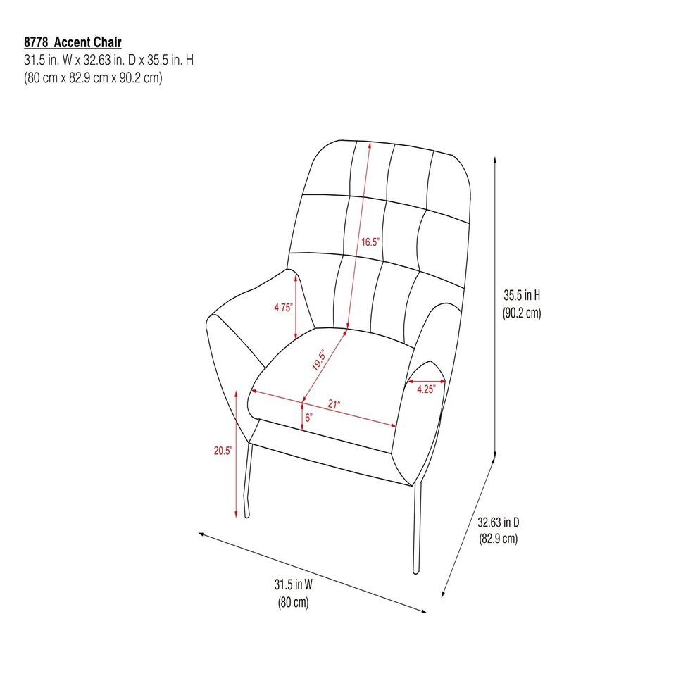 image 1 of Brayden Upholstered Accent Chair Charcoal Grey | Charcoal