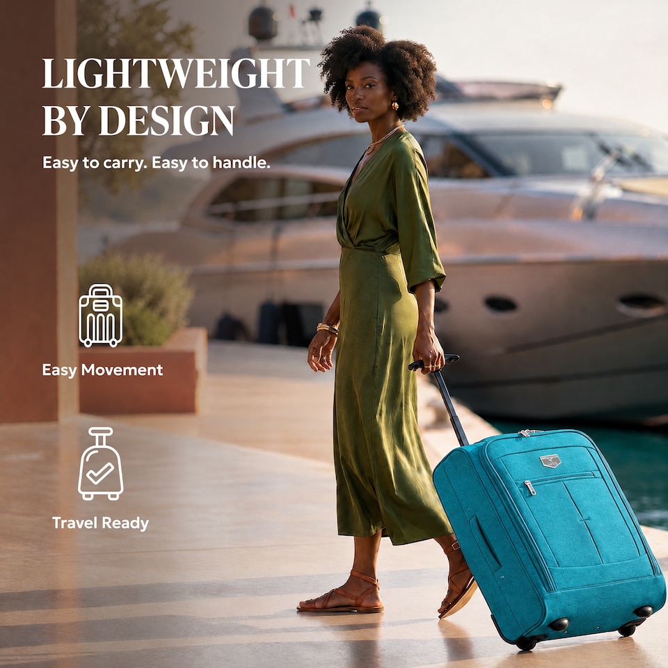 image 1 of Lugg Mars Soft Cabin Bag with Wheels 56x45x25cm for EasyJet Overhead Locker