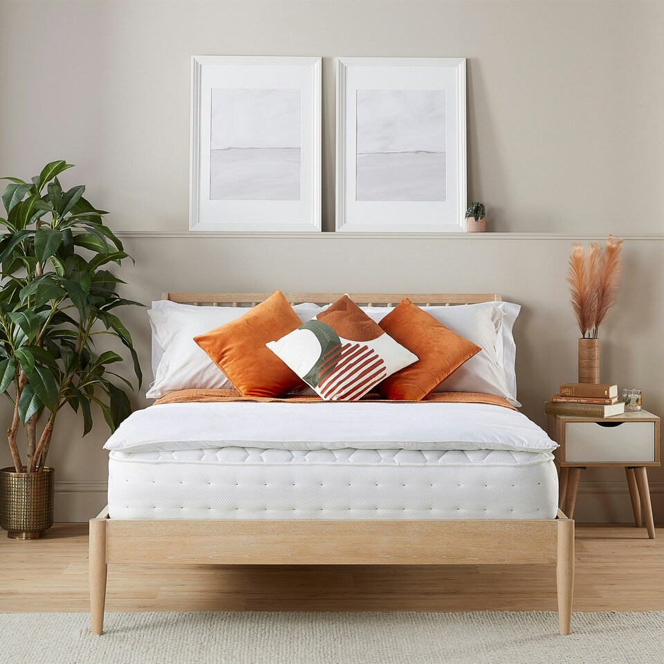 image 1 of Slumberdown Sleep Soundly Climate Control Mattress Topper, Single
