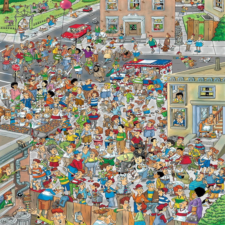 image 1 of Bloc Party - Len Epstein 1000 Piece Jigsaw Puzzle