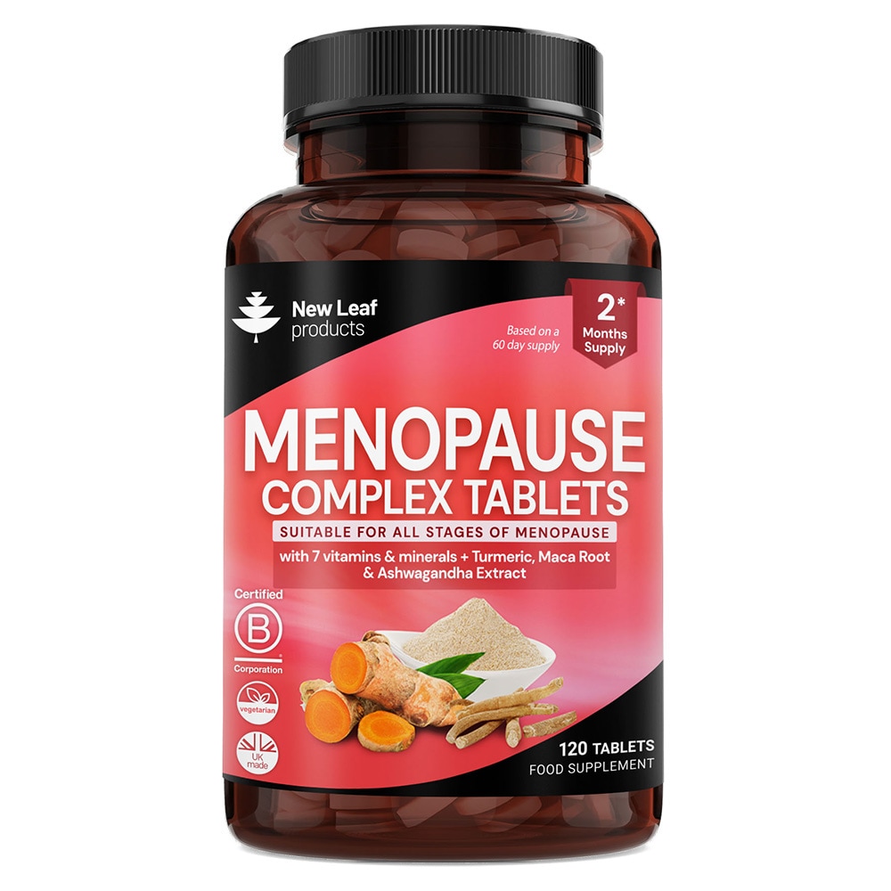 Menopause Supplements + Turmeric & Ashwagandha