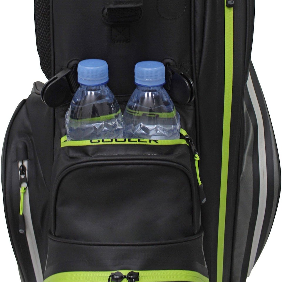 image 1 of Benross ProTec 7.0 Waterproof Stand Bag - Black/Charcoal/Lime