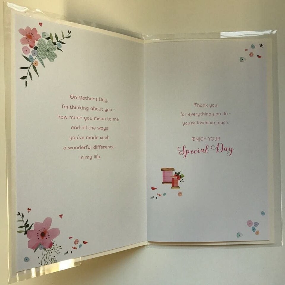 image 1 of Mum from Your Daughter Traditional Photographic Lovey Verse Mother's Day Card
