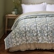 image 1 of Wylder Annabelle Cotton Floral Quilted Bedspread
