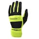 image 1 of Reebok All-Weather Running Gloves, Convertible Waterproof Mitt, Yellow/Black, S | Black | Yellow/Black | S