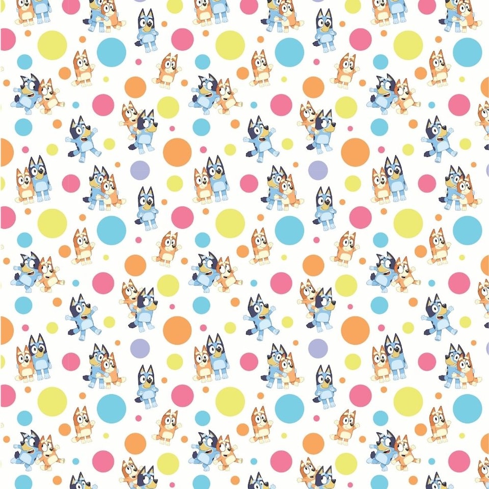 image 1 of Bluey 4m Roll Wrapping Paper