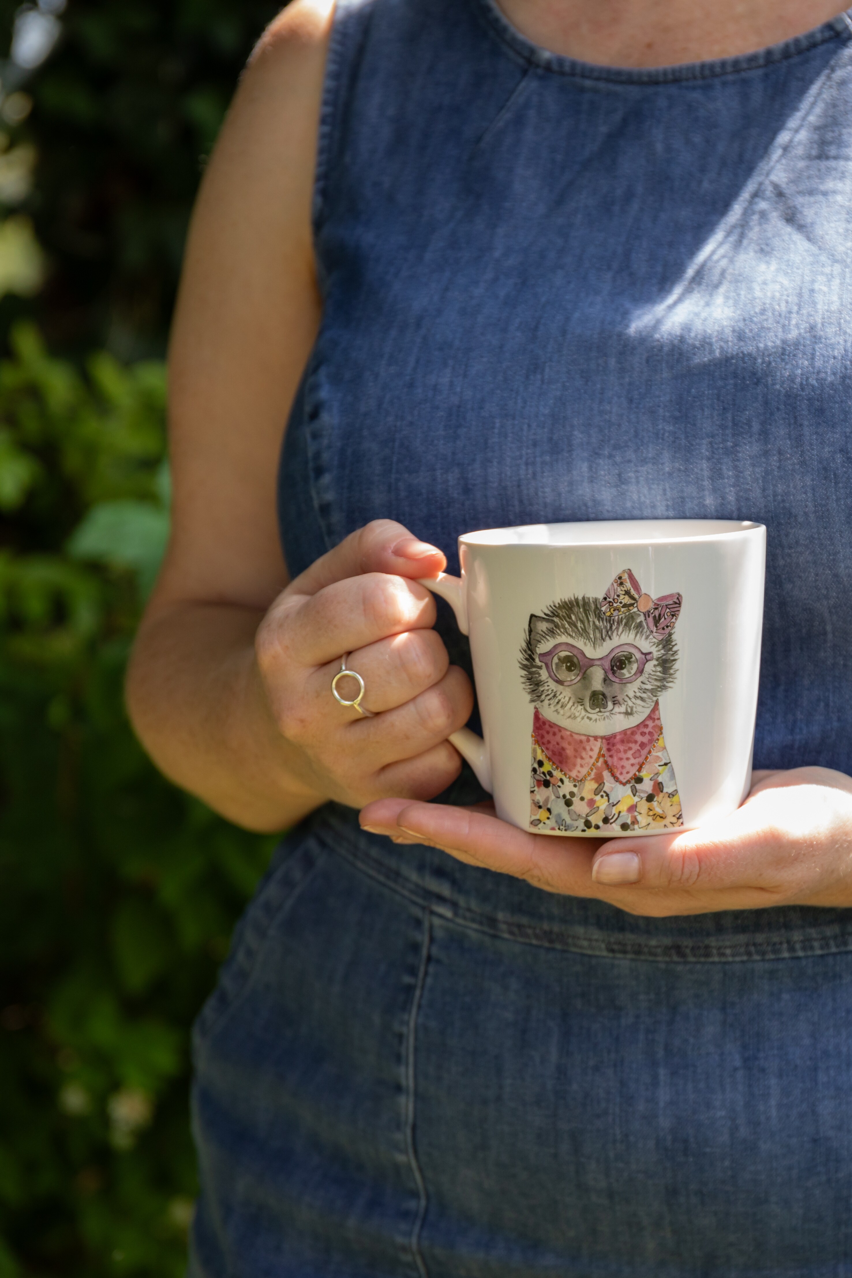 Mikasa Tipperleyhill 380ml Fine China Mug, Hedgehog, Gift Boxed
