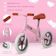 image 4 of HOMCOM Kid Balance Bike ChildrenBicycle Adjustable Seat 2-5 Years No Pedal Pink