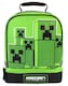 image 1 of Minecraft Boys Green Creeper Zip Lunch Bag (One Size)