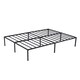 image 1 of MCC Direct Metal Bed frame King Size 5ft Black Metal Mattress base Florence