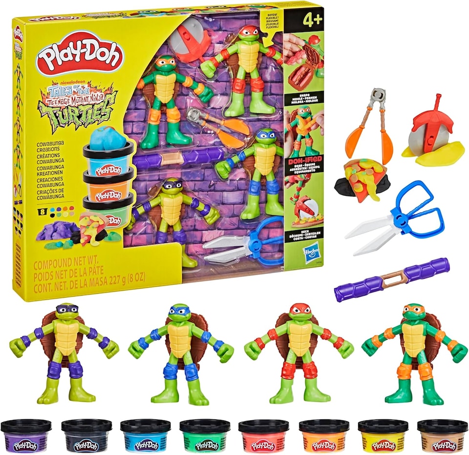image 1 of Play Doh TMNT Cowabunga Creations