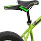 image 1 of AWE Universal Green/Black Rear Foldable Flexible Bike Mudguard Fender with Cable Ties