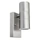 image 2 of Set of 2 Blaze - Marine Grade Stainless Dusk Dawn Sensor Wall Lights