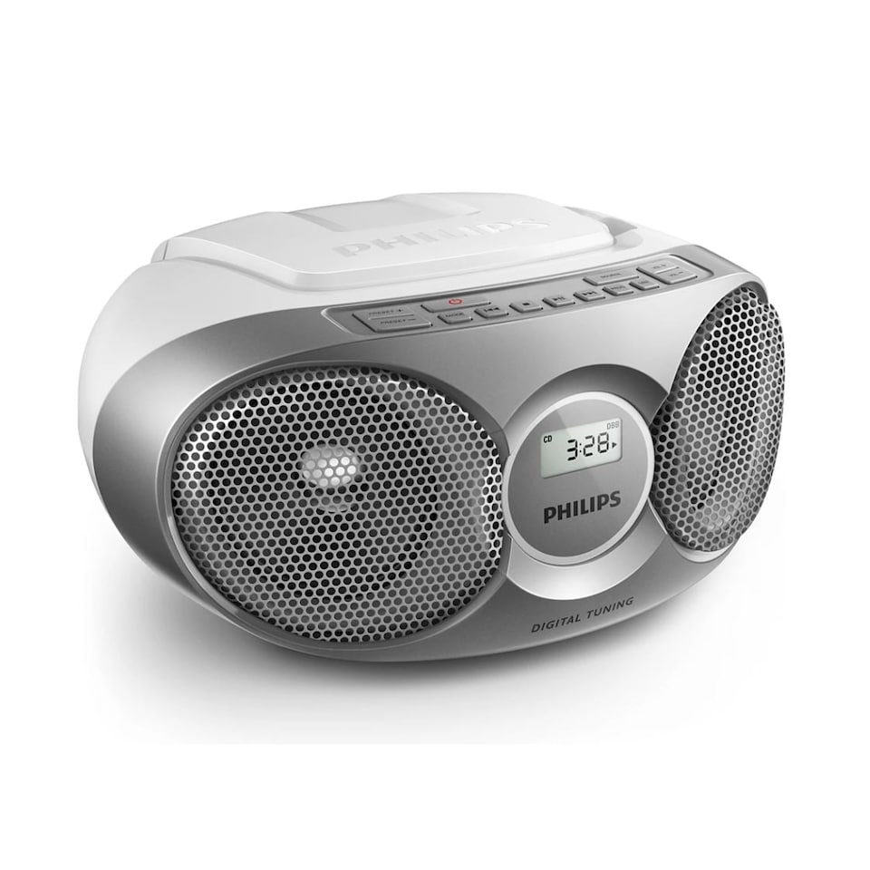 Philips AZ215 Portable Stereo  in Silver