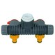 image 7 of Hozelock 2 Way Tap Multi Hose Pipe Connector Watering Garden Yard & Fittings