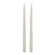 image 1 of Luxe Collection LED Dinner Candles (Set of 2) - Wax - L2 x W2 x H25 cm - Taupe Brown | Brown