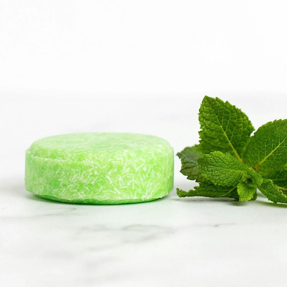 image 1 of Skin Care Shampoo Bar with Plant Extract - Peppermint, Anti-dandruff
