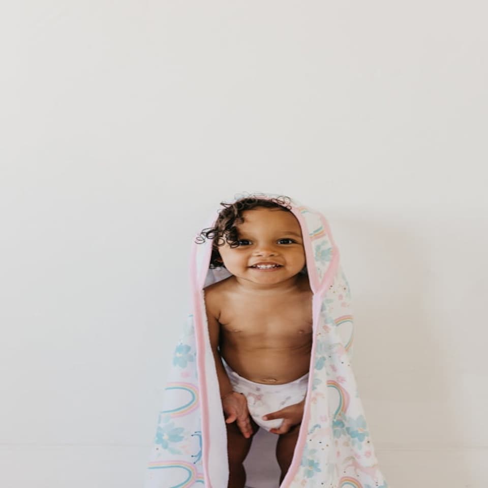 image 1 of Copper Pearl Premium Knit Hooded Towel Whimsy