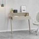 image 4 of Cowork Modern Desk Sandstone Wall Mounted With Drawer 94cm Wide Grey