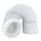 image 1 of SPARES2GO 4m Vent Hose + Connection Adapter Kit for Hotpoint Tumble Dryer
