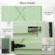 image 6 of Outsunny Garden Shed Outdoor Tool Storage w/ 2 Shelves 75 x 56 x115cm Green Green | Green