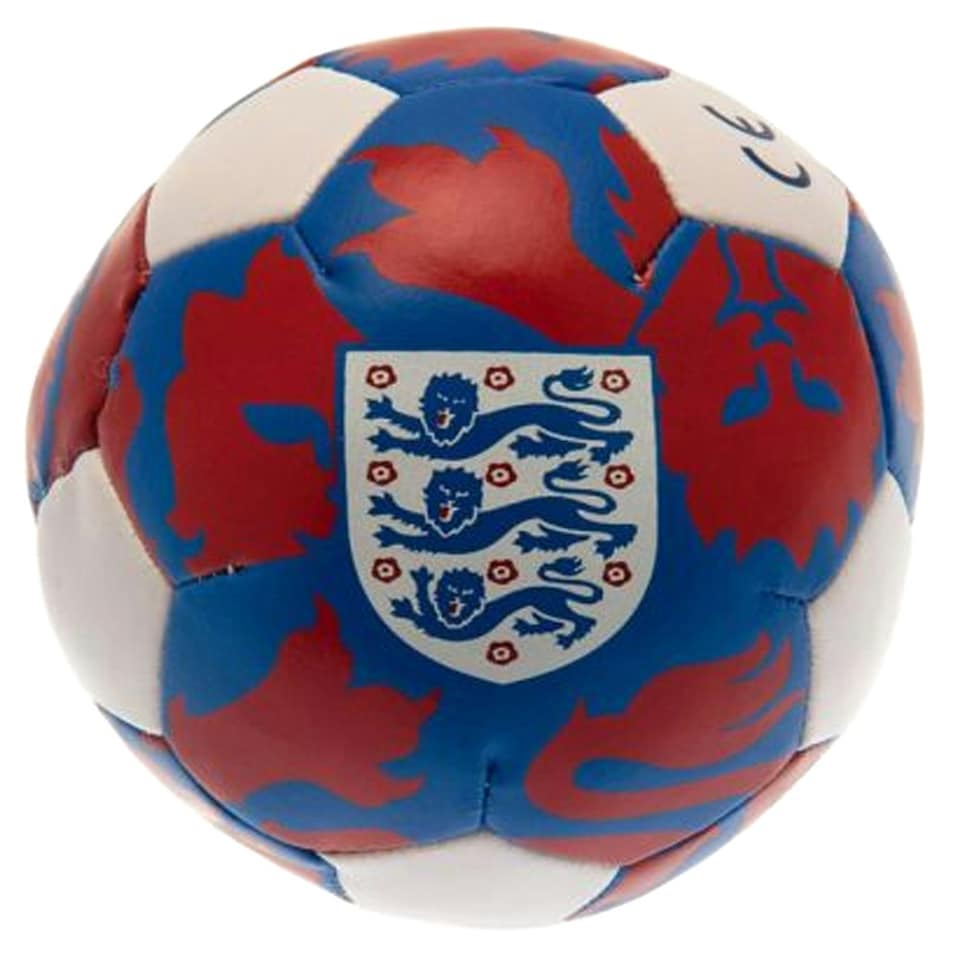 image 1 of England FA Crest Mini Softball - Red/Blue/White - 4in