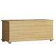 image 1 of Vida Designs Leon Storage Ottoman Bedroom Hallway Chest Bench, Pine N/A | Pine