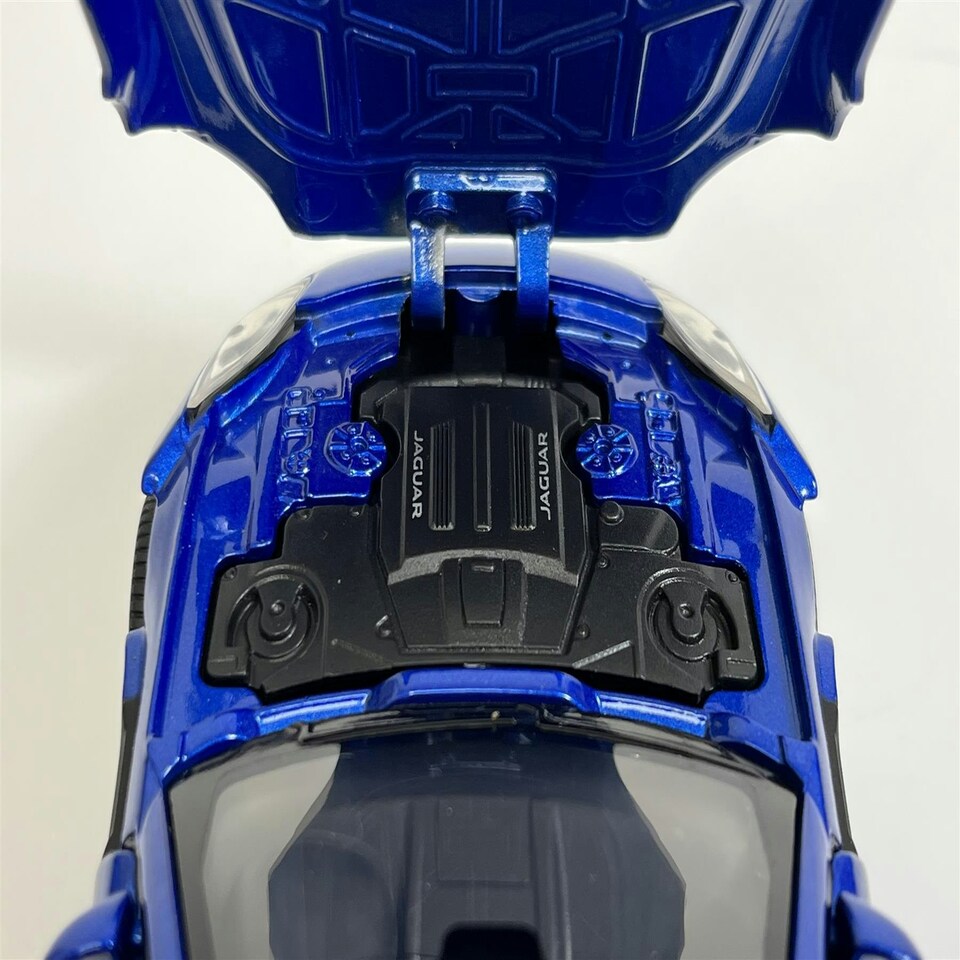 image 1 of Jaguar F Type Blue LHD 1:32 Scale Light & Sound Tayumo 32110023