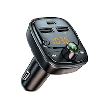 Groov-e GVMA131BK Tune Play Bluetooth Car FM Transmitter with USB Charging Ports