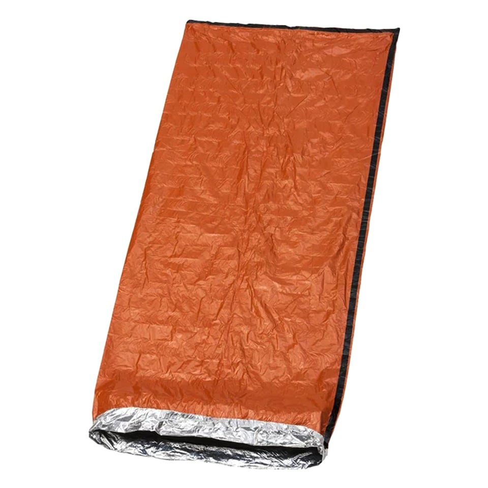 image 1 of Emergency Bivvy with Whistle - Emergency Survival Shelter Sack | Orange | Orange