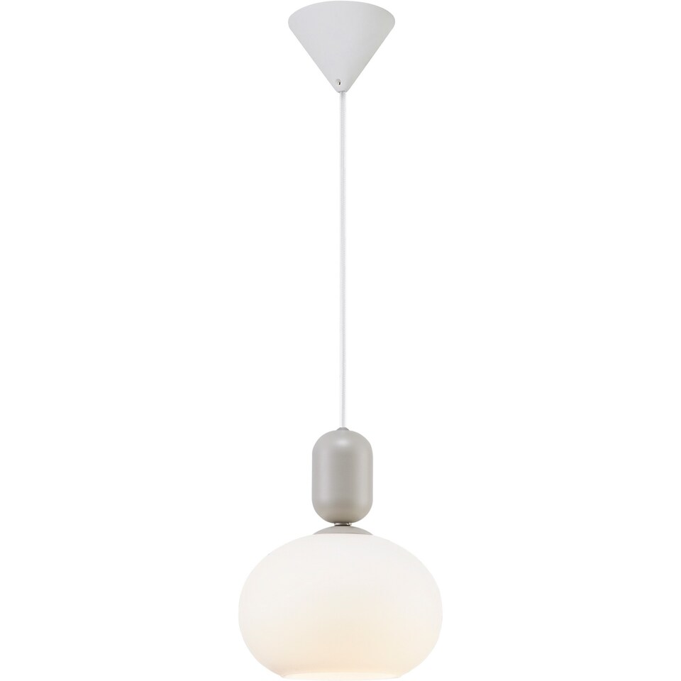 image 1 of Nordlux Notti Indoor Pendant Light Grey Glass E27 Hand Blown Glass - Mains Powered, IP20 | Grey