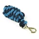 image 6 of Shires Two Toned Headcollar Lead Rope Black | Colour: Black/Teal
Size: One Size