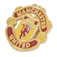 image 3 of Manchester United FC Keyring And Badge Set | Red | Red/Yellow | 1