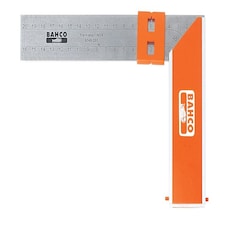 Bahco 9048-300 Aluminium Block & Steel Try Square 300Mm (12In)