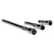 image 3 of 3pc 1/2" Drive Straight Socket Ratchet Extension Bar Set 75mm 125mm 250mm