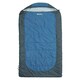 image 3 of Mountain Warehouse Microlite Sleeping Bag with Inner Pocket Two Way Zip Camp Bed Left Handed Zip - Regular Length (200cm) Blue
