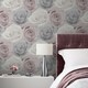 image 2 of World of Wallpaper Melany Roses Wallpaper - Pink - 10m x 53cm Pink