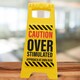 image 5 of Desk Warning Sign - Overstimulated