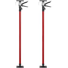 Plasterboard Props Set of 2 - height-adjustable, 115 up to 290cm | Red | red | 20 x 8 x 115 cm | 2