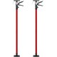 image 1 of Plasterboard Props Set of 2 - height-adjustable, 115 up to 290cm | Red | red | 20 x 8 x 115 cm | 2