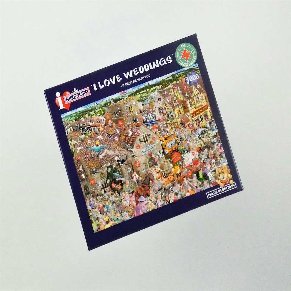 image 1 of Mike Jupp I Love Weddings 1000 Piece Jigsaw Puzzle