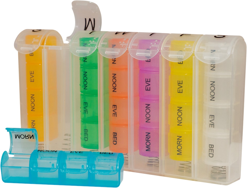 image 1 of Pop Up Pill Box 7 Day